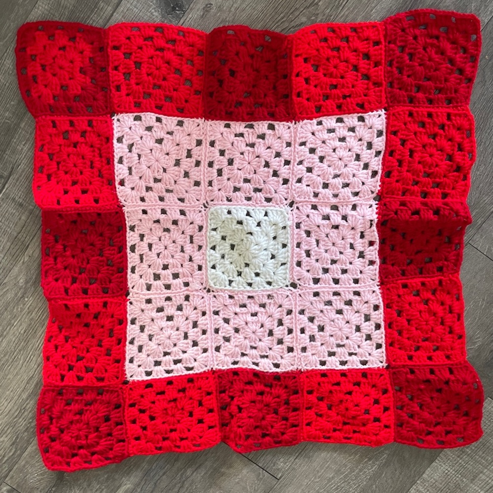 Hand Crochet Lap Blanket